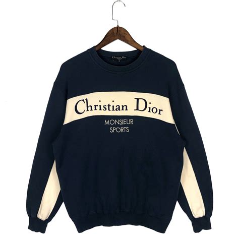 dior sweatshort|vintage christian Dior sweatshirt.